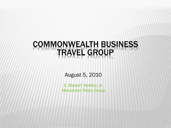 Commonwealth Business  Travel Group