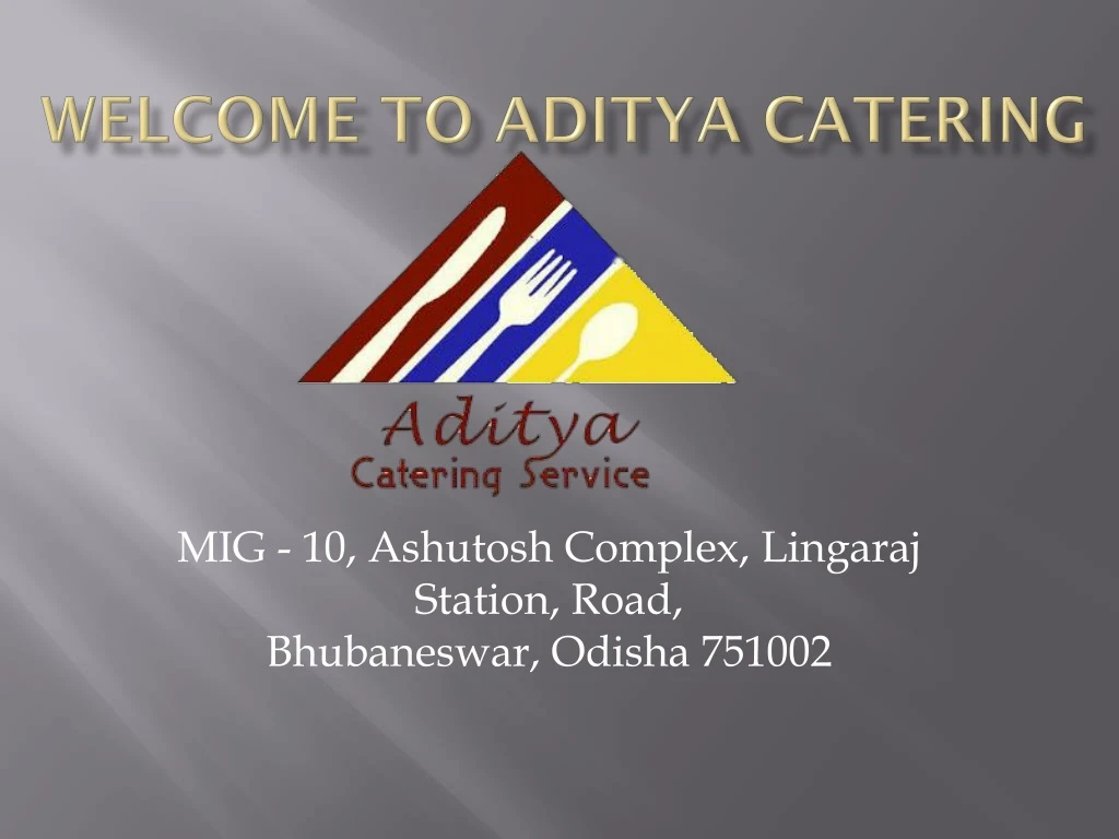 welcome to aditya catering