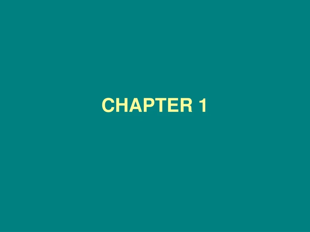 chapter 1