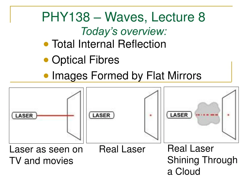 phy138 waves lecture 8 today s overview