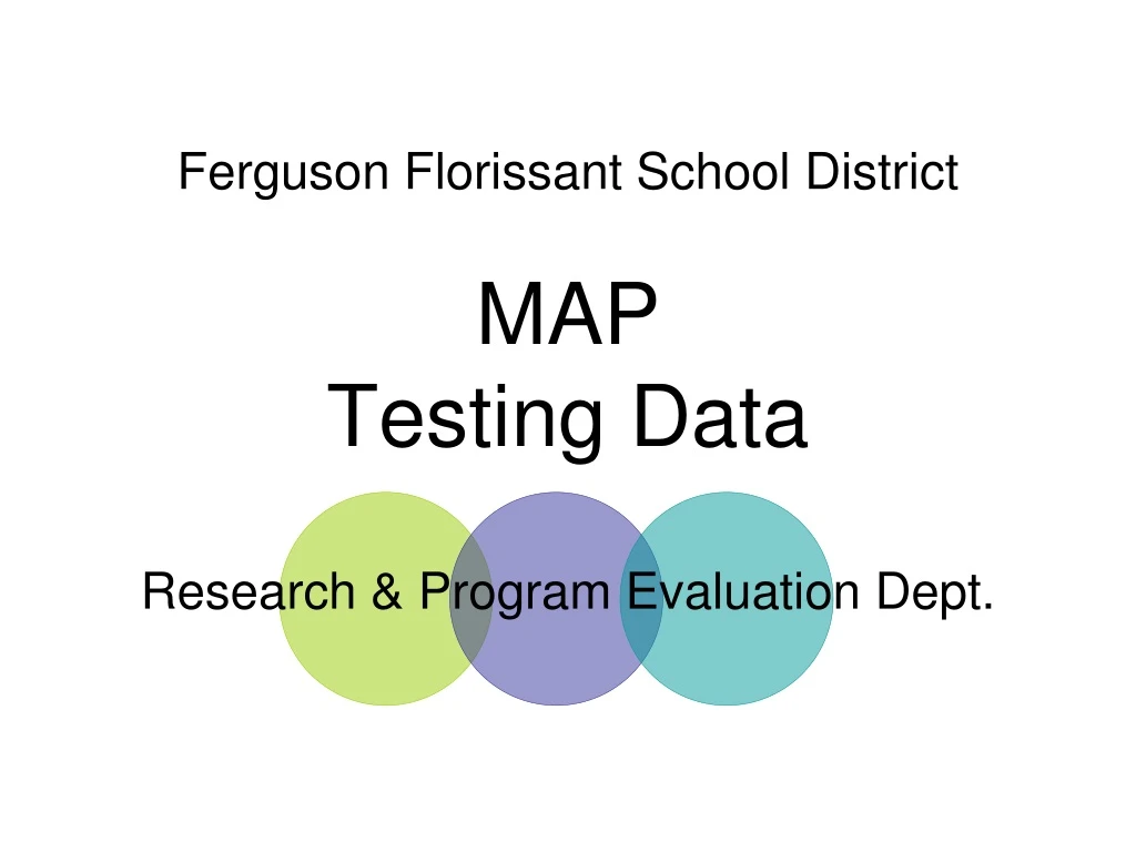 ferguson florissant school district map testing data