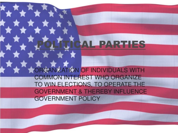 POLITICAL PARTIES