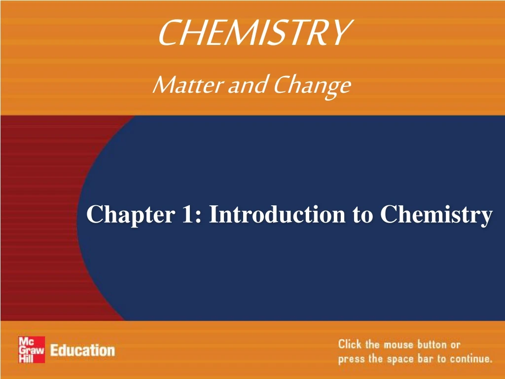 chemistry matter and change