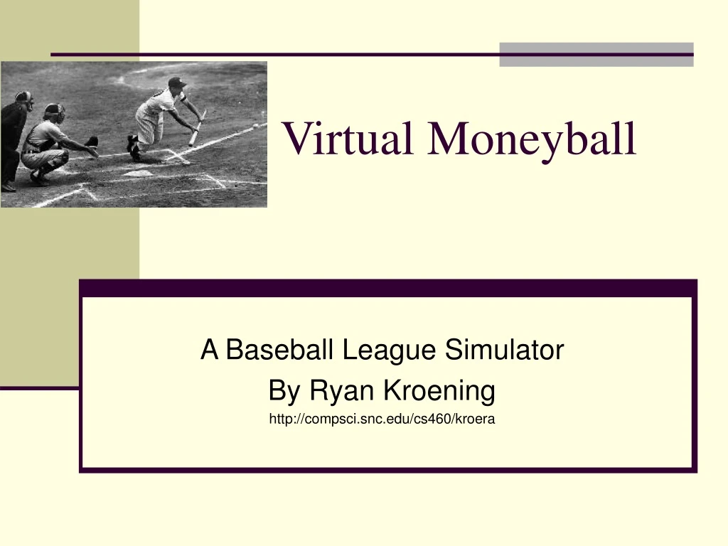 virtual moneyball