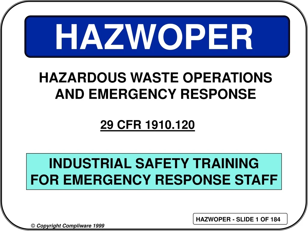 hazwoper