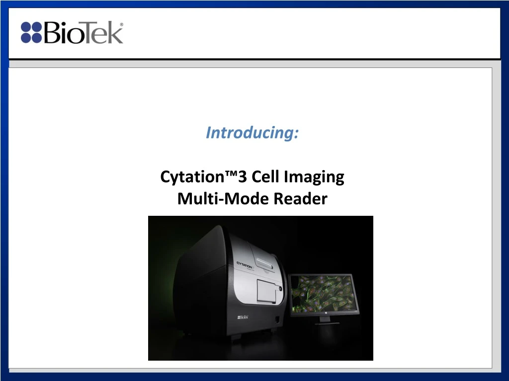 introducing cytation 3 cell imaging multi mode reader