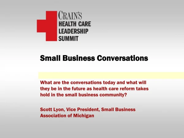 Small Business Conversations