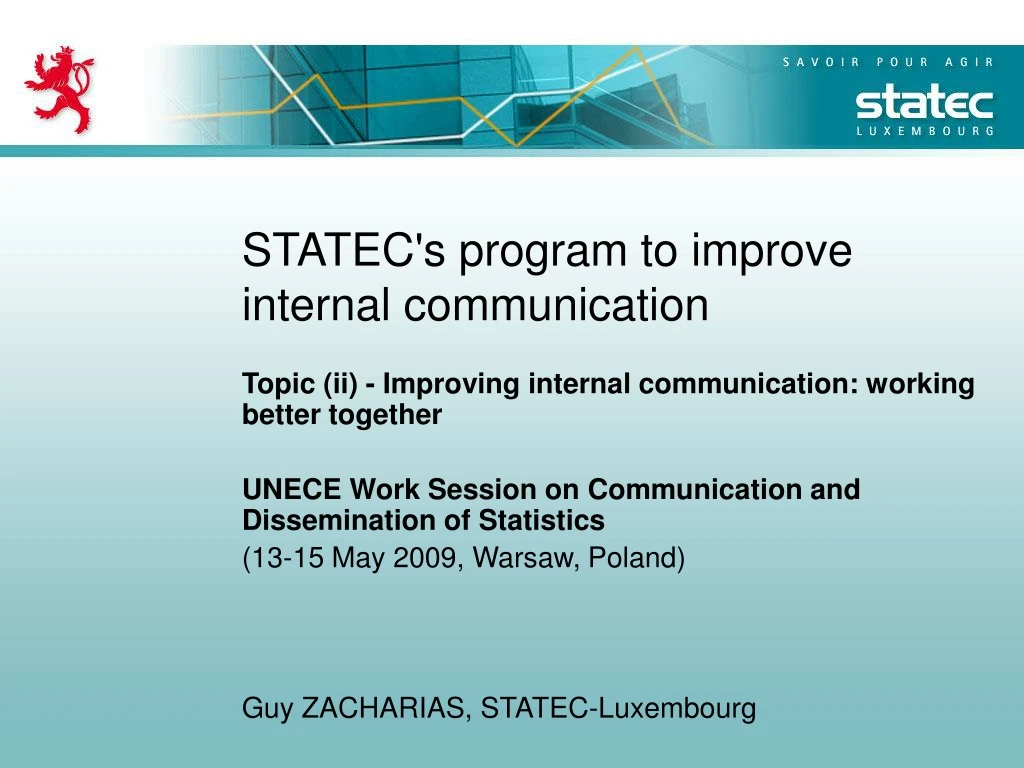 statec s program to improve internal communication