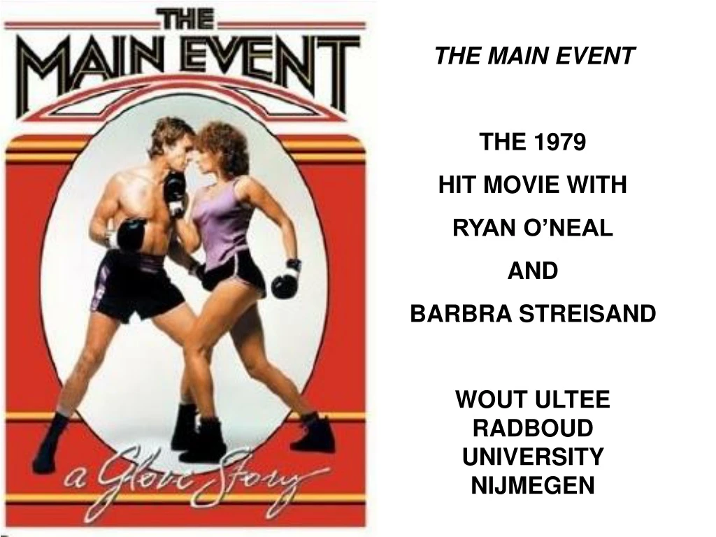 the main event the 1979 hit movie with ryan