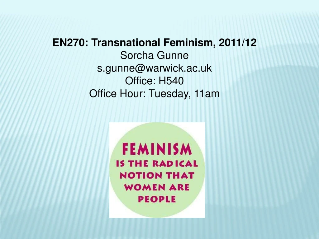 en270 transnational feminism 2011 12 sorcha gunne