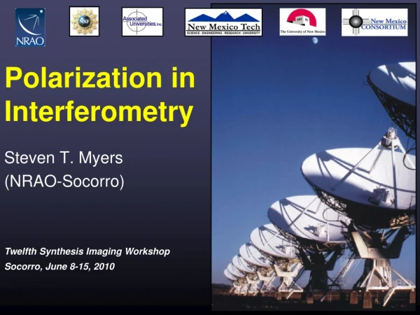 Polarization in Interferometry