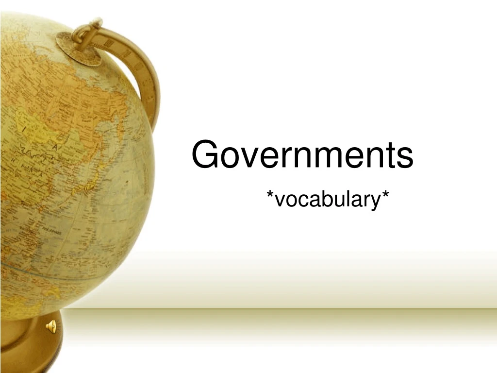 governments