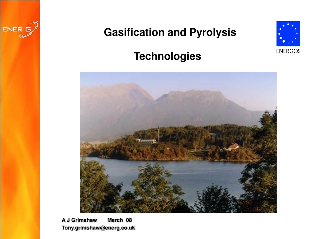 gasification and pyrolysis