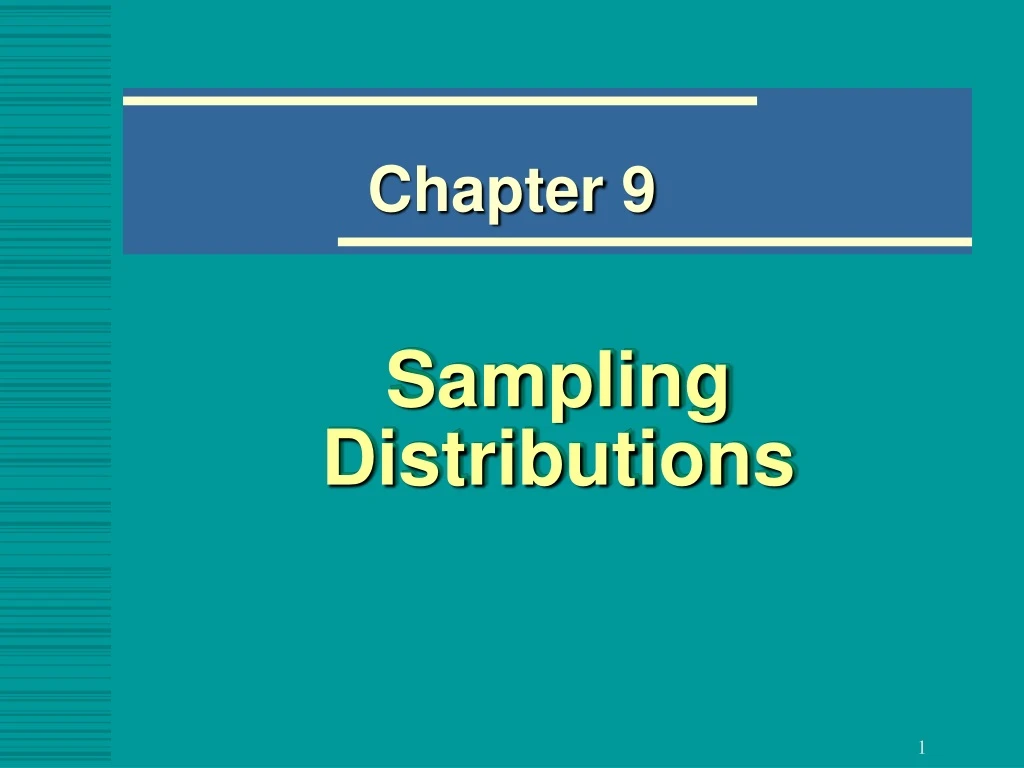 sampling distributions