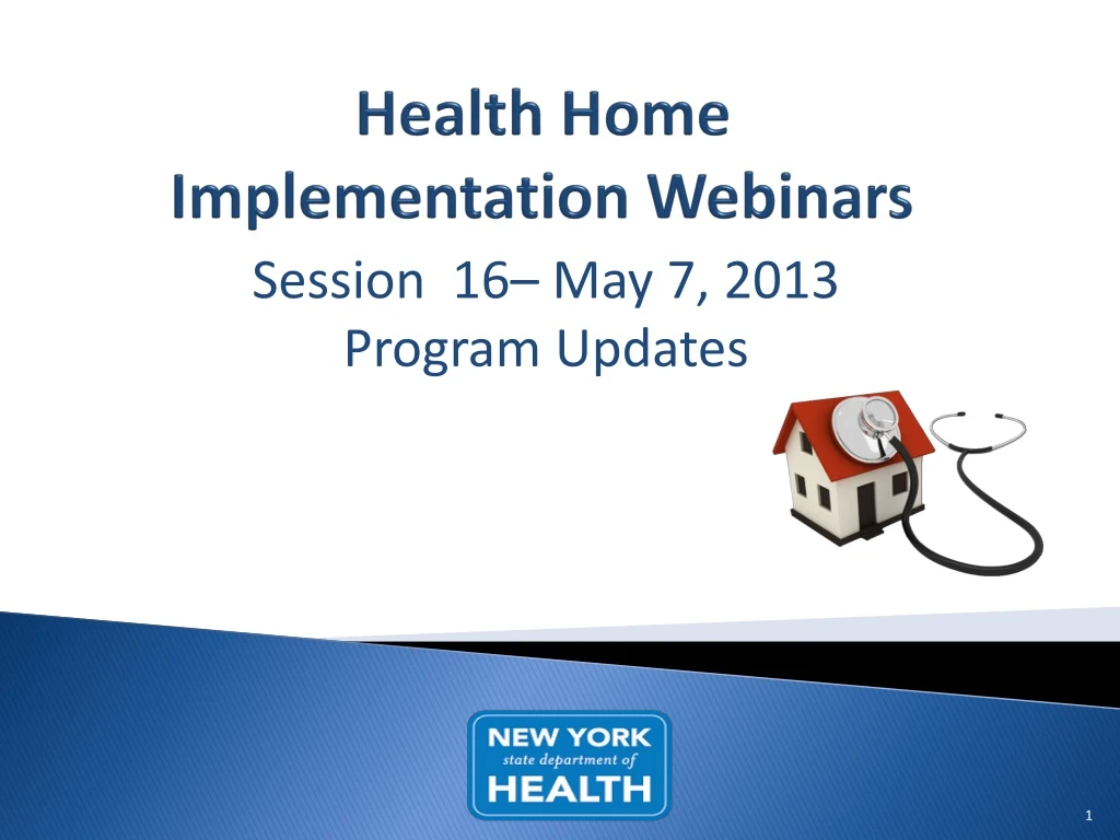 health home implementation webinars