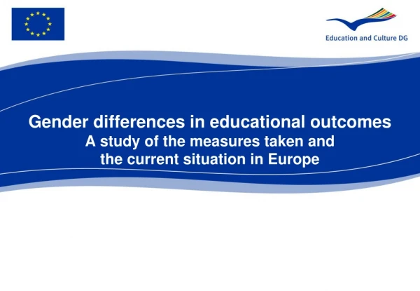 Gender patterns  in educational attainment