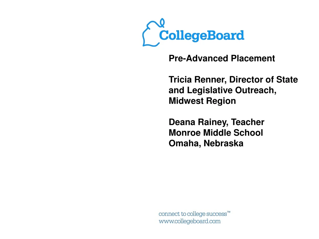 pre advanced placement tricia renner director