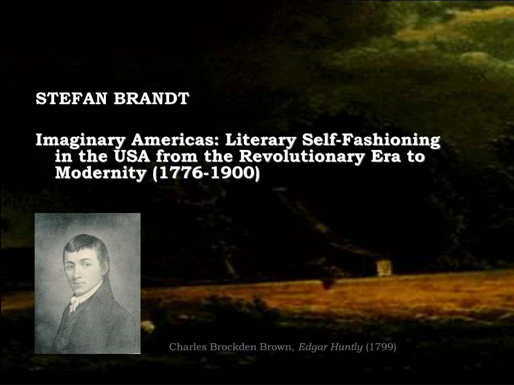 stefan brandt imaginary americas literary self