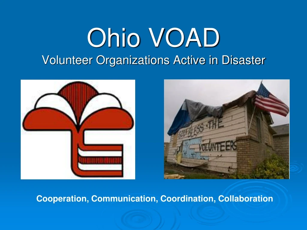 ohio voad volunteer organizations active in disaster