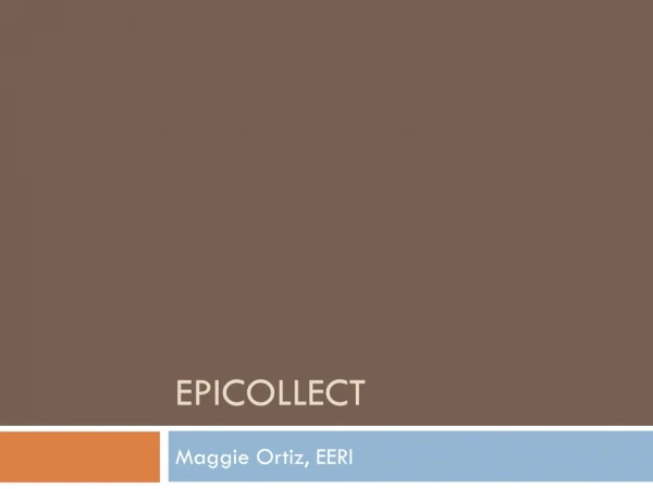 EpiCollect