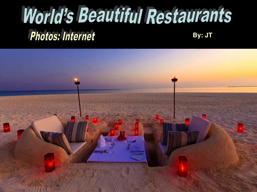 world s beautiful restaurants