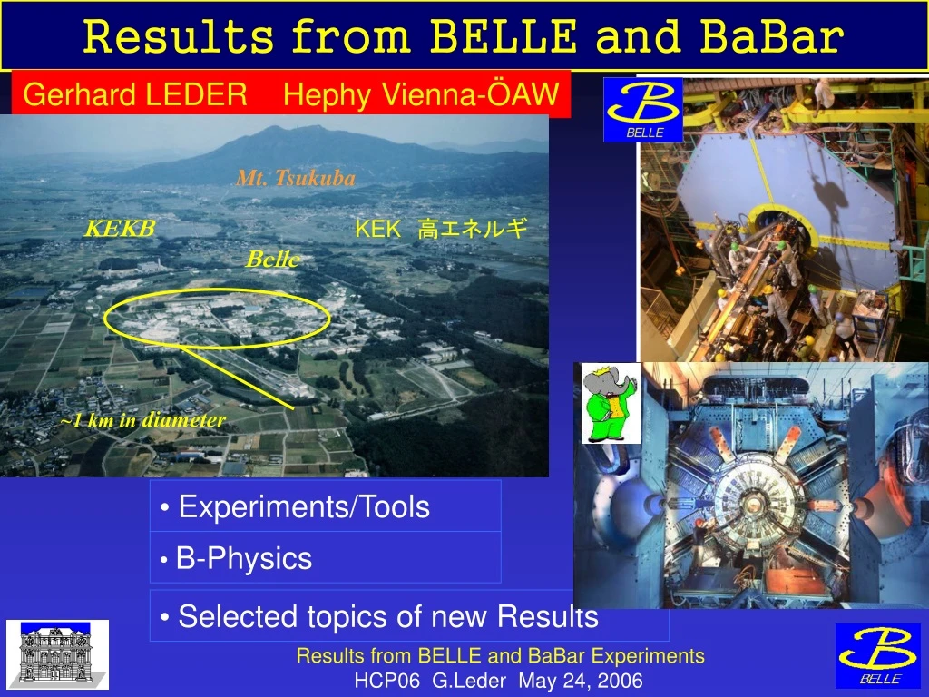 results from belle and babar