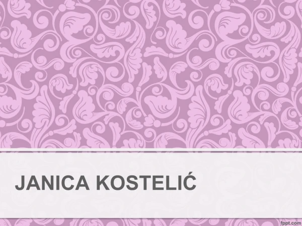 JANICA KOSTELIĆ