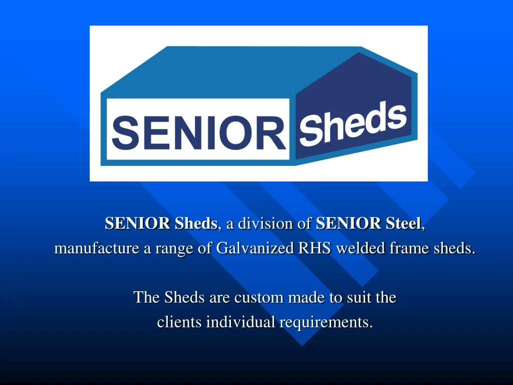 senior sheds a division of senior steel