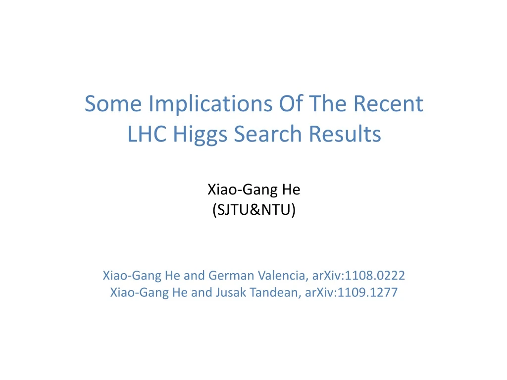 some implications of the recent lhc higgs search