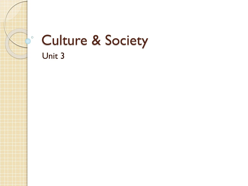 culture society