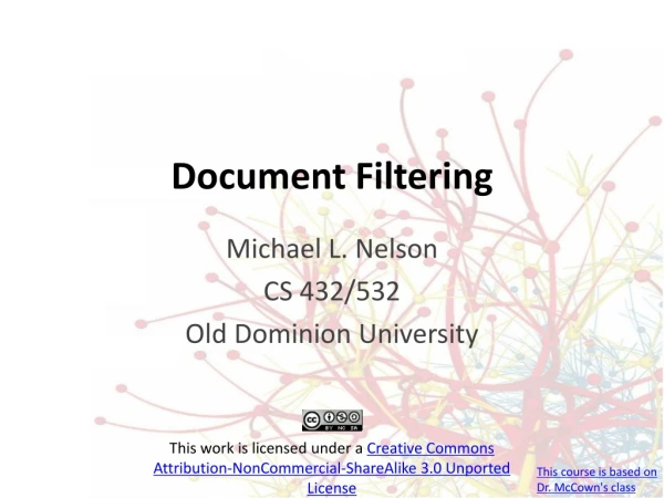 Document Filtering