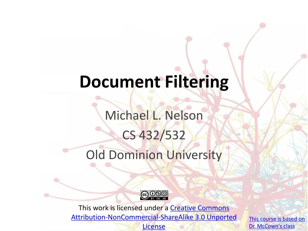 document filtering