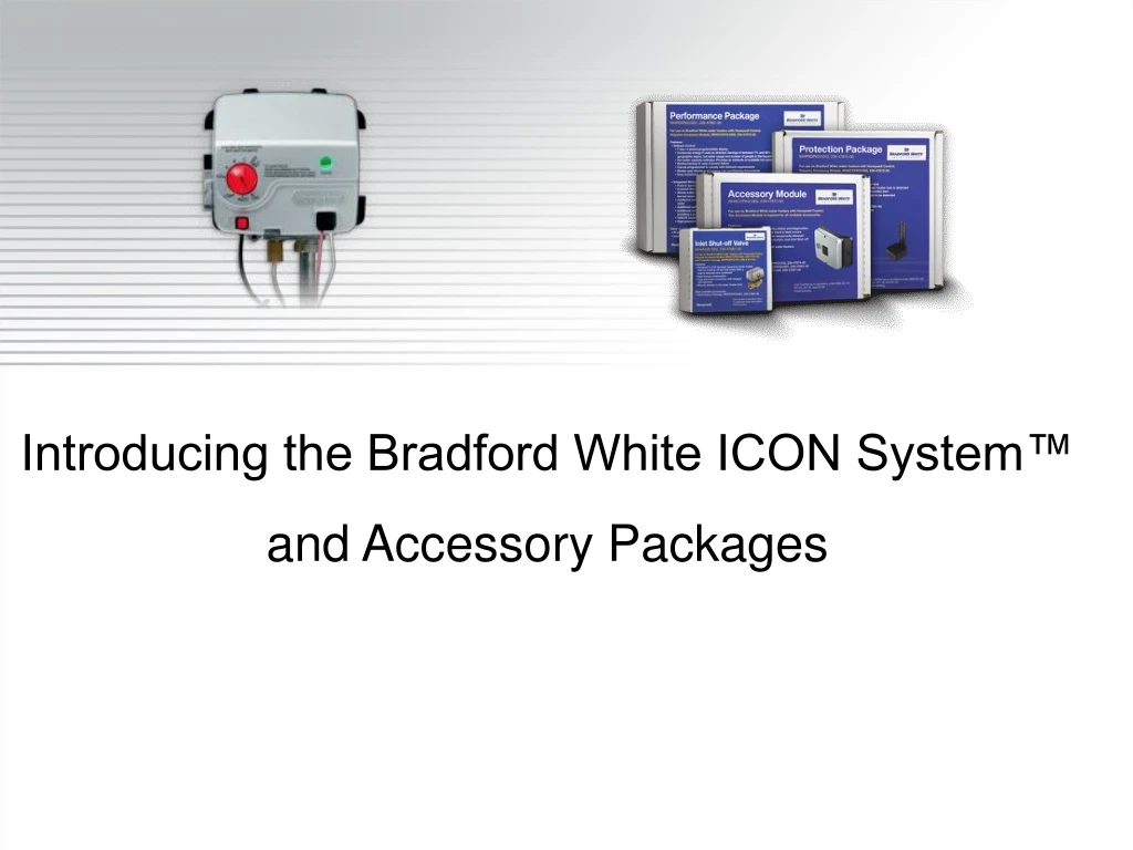 introducing the bradford white icon system