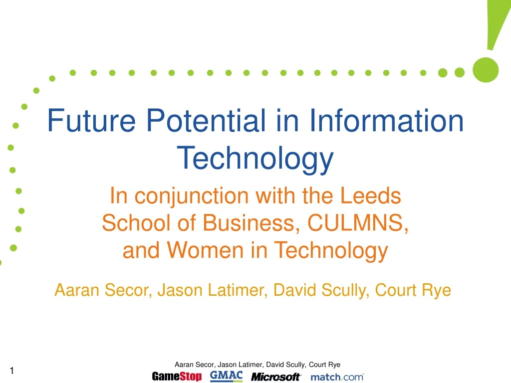 future potential in information technology