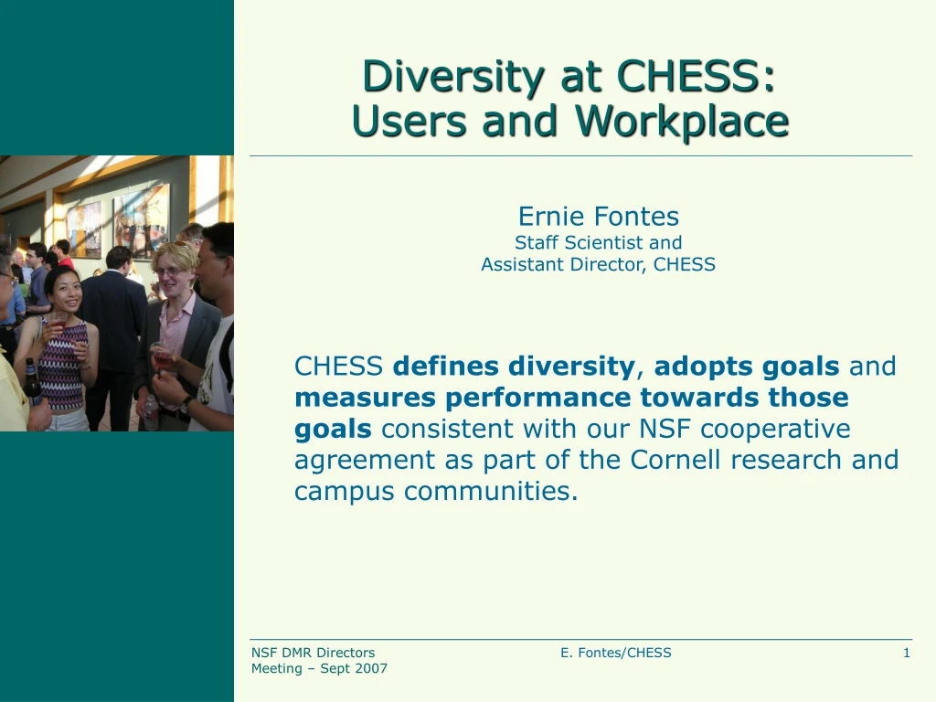 diversity at chess users and workplace