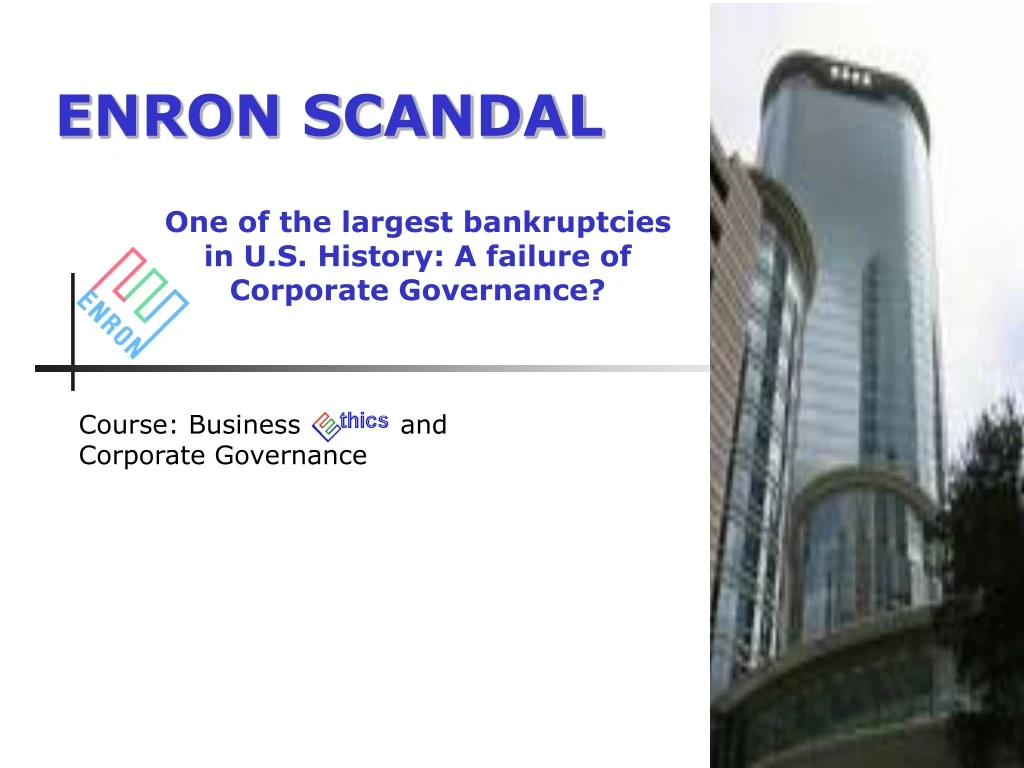 enron scandal ppt presentation