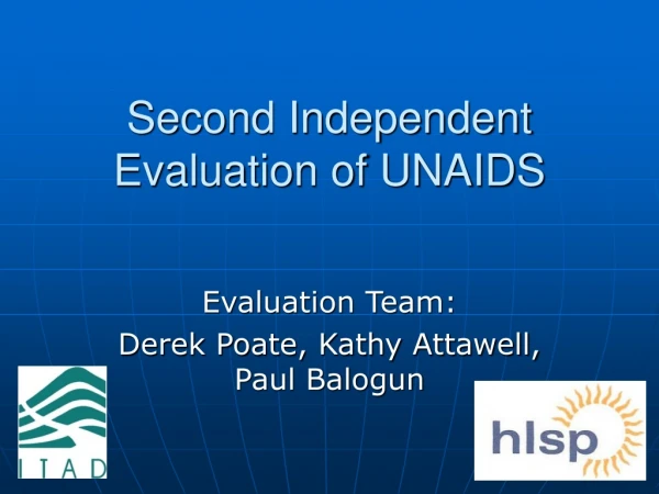 Second Independent Evaluation of UNAIDS