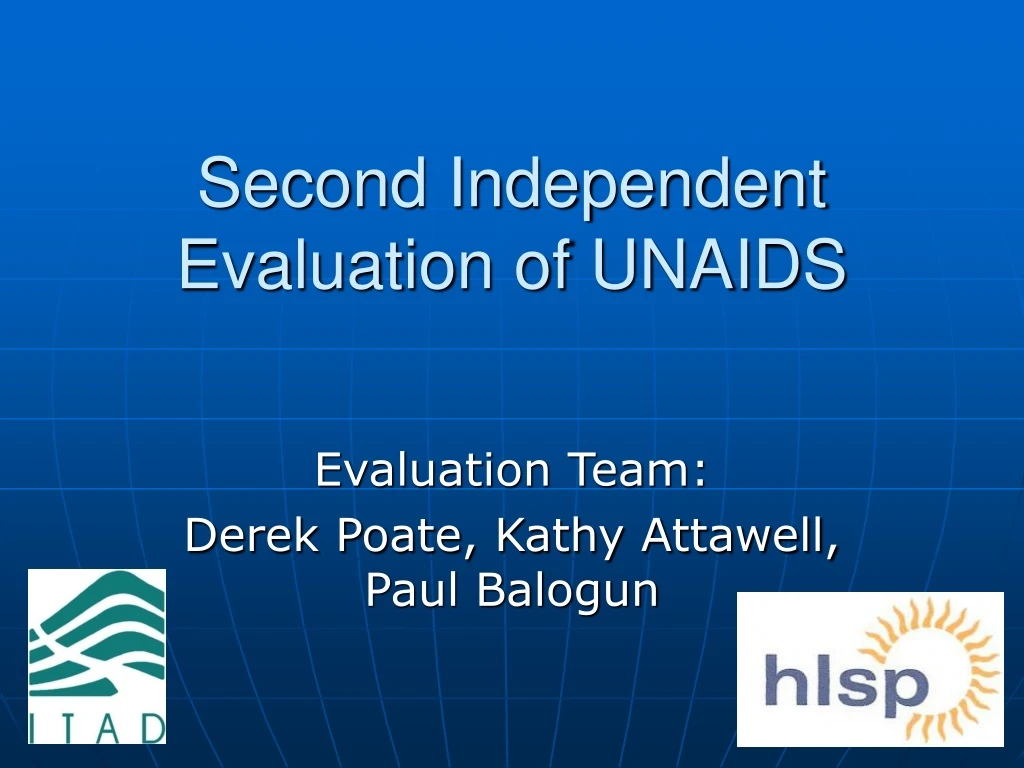 second independent evaluation of unaids