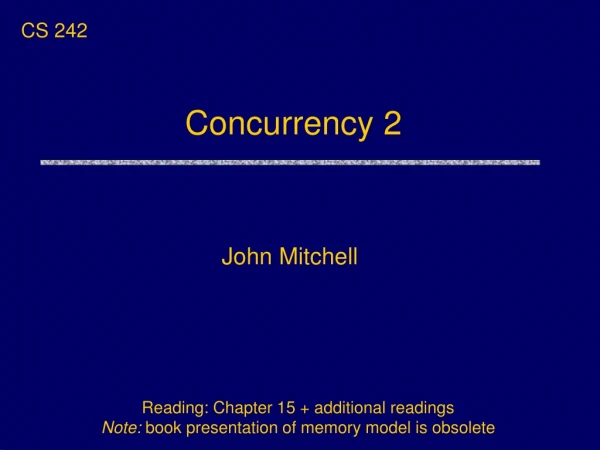 Concurrency 2