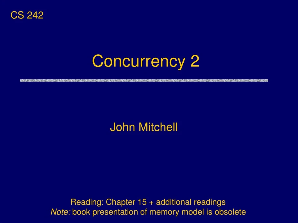 concurrency 2