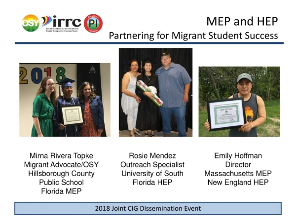 MEP and HEP Partnering for Migrant Student Success