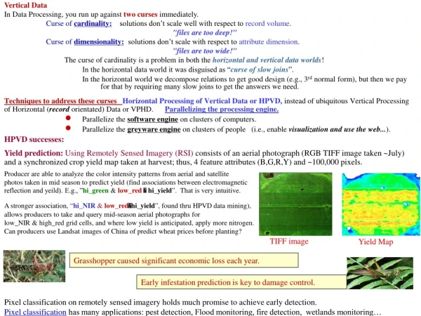 Vertical Data In Data Processing, you run up against  two curses  immediately.