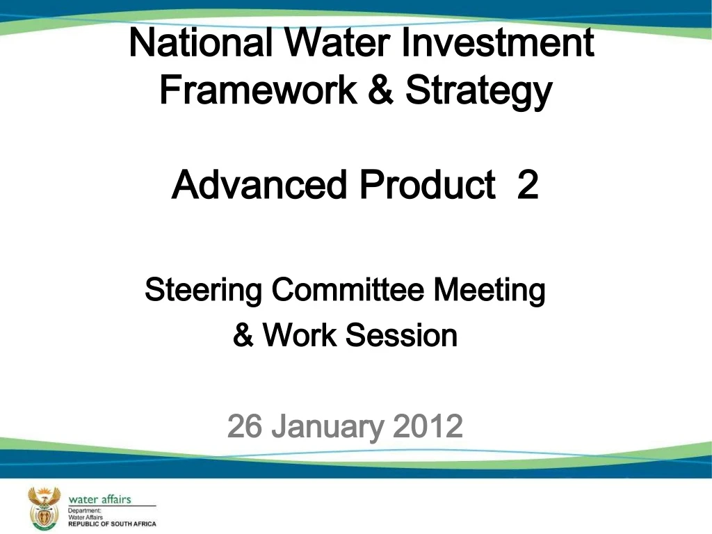 national water investment framework strategy advanced product 2