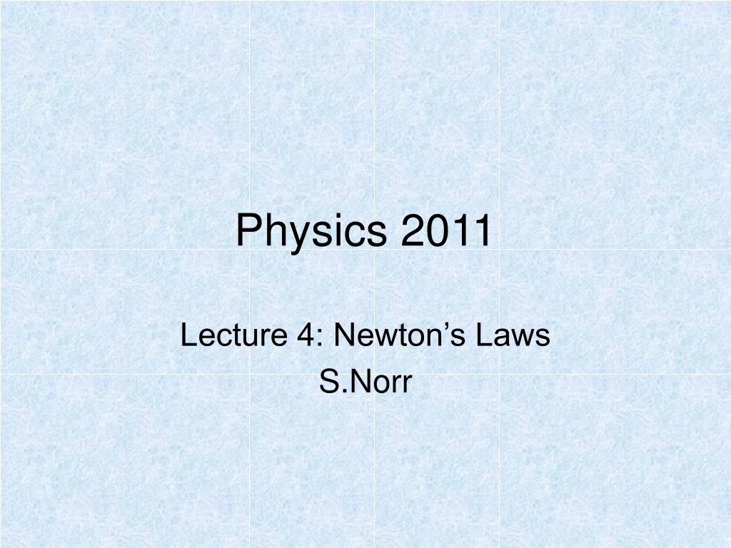 physics 2011