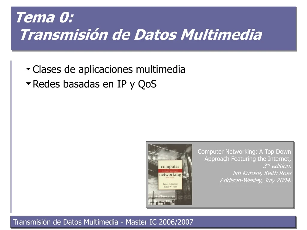 tema 0 transmisi n de datos multimedia