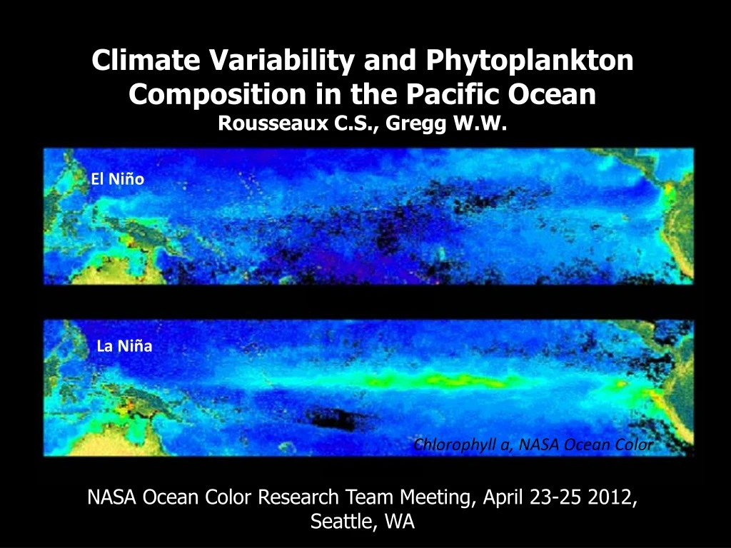 climate variability and phytoplankton composition