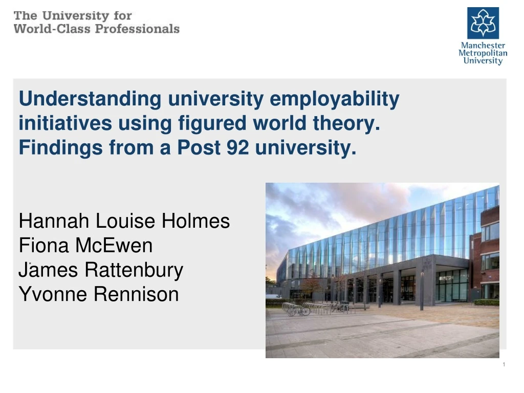 understanding university employability