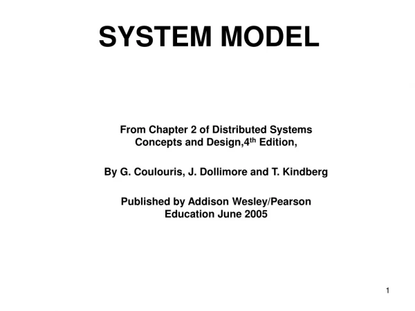 SYSTEM MODEL