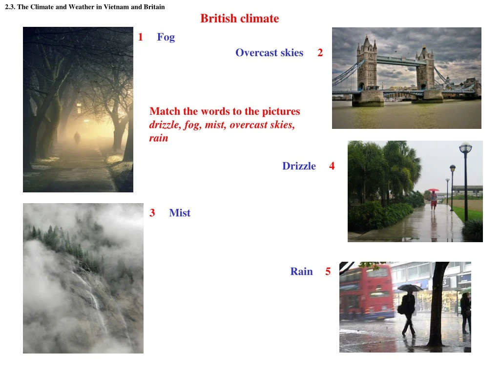 2 3 the climate and weather in vietnam and britain