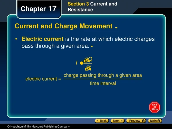 Current and Charge Movement